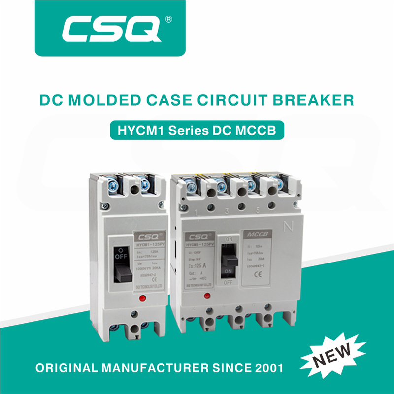 HYCM1 Series DC MCCB Molded Case Circuit Breaker