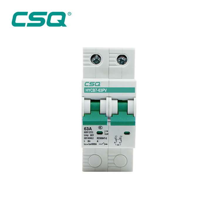 HYCB7-63PV DC Miniature Circuit Breakers